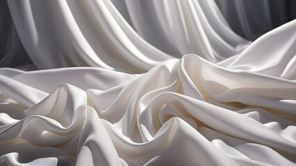 white silk fabric