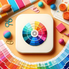 Graphic Design or Drawing or Sketching App Icon