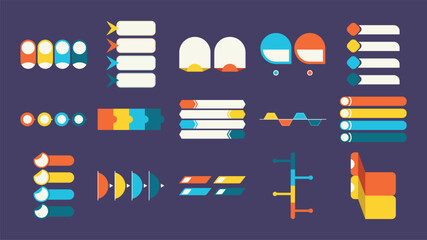 set of infographic element design