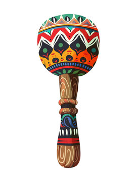 colorful mexixan marakas