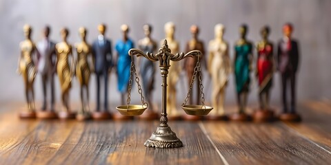 Balanced Scale Representing and Justice in a Diverse Community