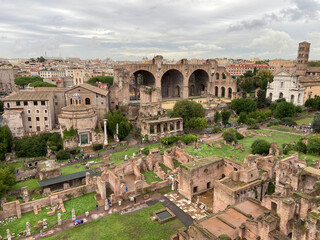 Rome / vestige des ruines romaine /italie