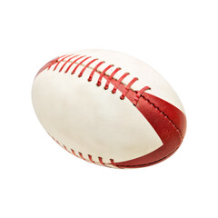 Rugby ball. Isolated on transparent background.
