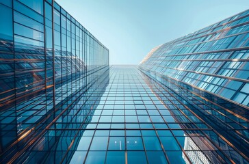 Fototapeta premium Modern urban commercial buildings