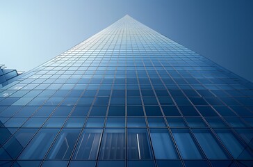 Modern urban commercial buildings