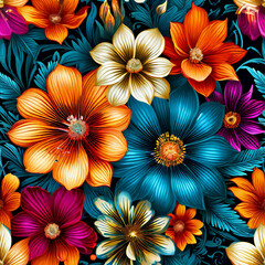 intricate floral design