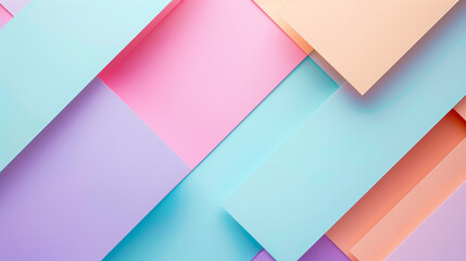 A colorful background with pink, blue, and green squares. The squares are arranged in a way that...