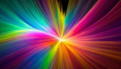 Chromatic Cascade: A Mesmerizing 3D Spectrum"