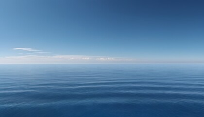 Obraz premium Blue sky and sea