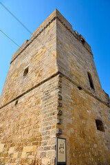 The Aragonese Castle is a 12th century fortification Castro Puglia Italy