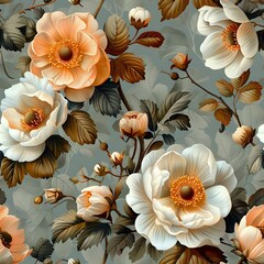 Botanical Sophistication: Soft Pastels and Delicate Hues