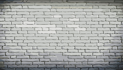 White brick wall as a background