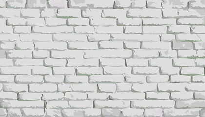 Fototapeta premium White brick wall as a background