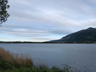 lake and mountains