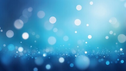 Serene Blue Bokeh, Abstract Background Illustration Offering a Calming Presence.