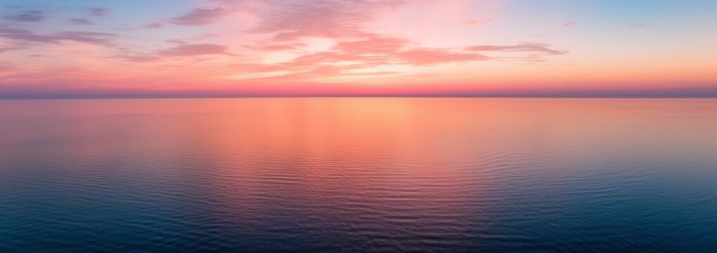 Sunrise sky panorama