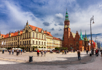 Market square of Wroclaw - Poland