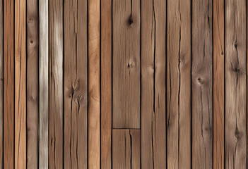Wood background or texture. Vertical board brown wood texture for background. Dark brown old wooden background.