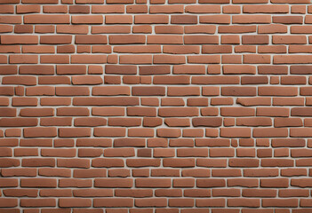 Old red brick wall background. Background of old vintage brick wall. Wall Brick background.