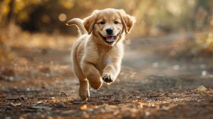 An energetic puppy chasing its tail with glee, embodying the carefree spirit of puppyhood.