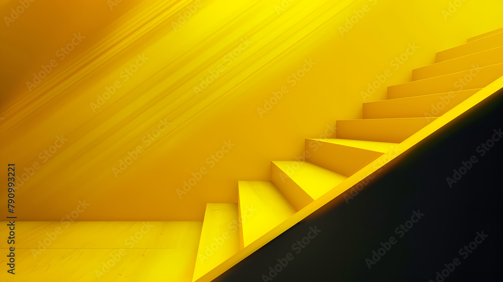 Poster abstract yellow and black are light pattern with the gradient is the with floor wall metal texture s