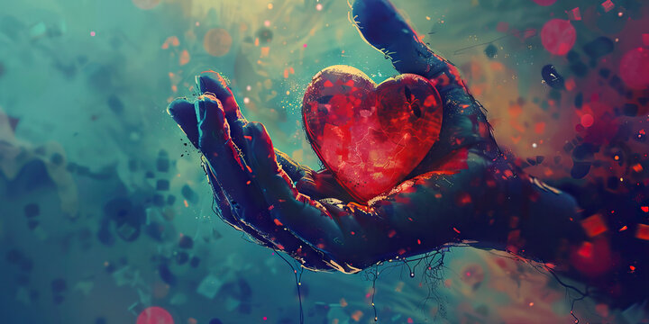 Yearning: The Outstretched Arms and Longing Heart - Picture someone with outstretched arms and a longing heart, illustrating a deep desire or yearning for something