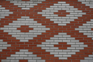 mur de briques avec motif