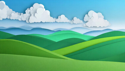 Obraz premium landscape with mountains and blue sky