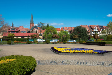 2023-04-30; view of the historical part of the city of Elk Poland