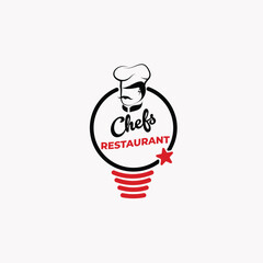 Logo for a modern restaurant with a stylish design. Suitable for branding, menus, signage, and promotional materials for a new eatery.