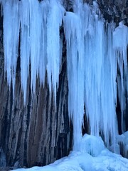 ice on the cascade