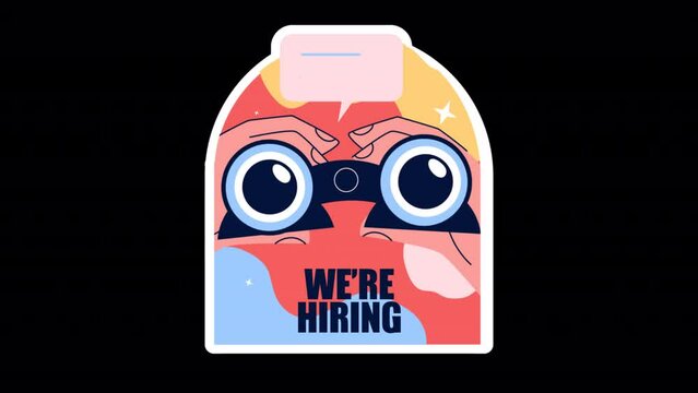 We Are Hiring 2D Animation on Alpha Channel