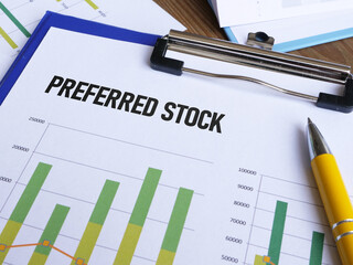 Preferred Stock is shown using the text and charts