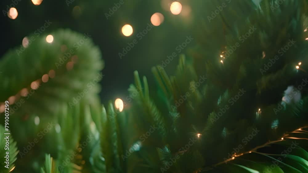 Poster pine tree branch generative ai