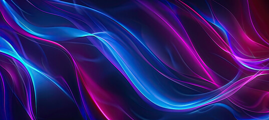 Modern colorful dark curved background