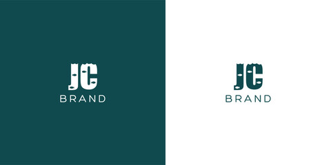 JC letters vector logo design
