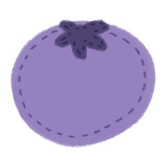 blueberry embroidery