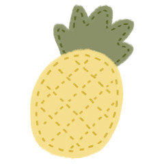 pineapple embroidery