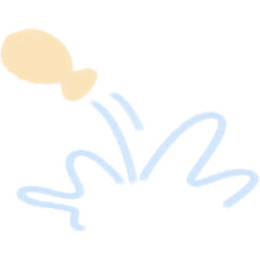 fish cute minimal material