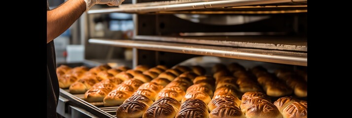 As the pastries cool on the rack, the baker adds the finishing touches, a labor of love and attention to detail