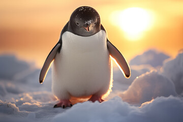 Penguin  at outdoors in wildlife. Animal - 791019246