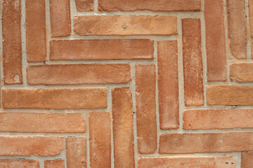 beautiful red brick wall - artsy pattern