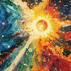 Chromatic Explosion The Crayola Supernova