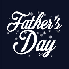 Happy fathers day vector typography. Vintage lettering for greeting cards, banners, t-shirt design.