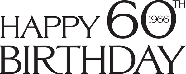 happy 60th birthday