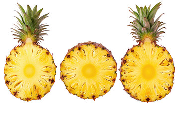pineapple on white background