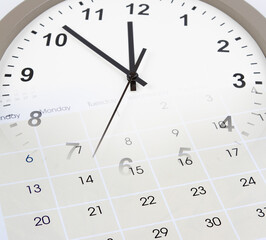 Clock and calendar - 791035059