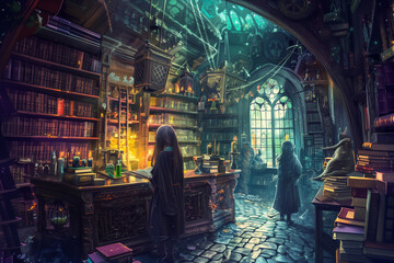 In a magical realm hidden from ordinary society, there exists a world filled with wizards, witches, and fantastic creatures. This enchanting universe is centered around a school of