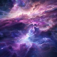 Stardust Veil A Celestial Ballet in the Nebulae
