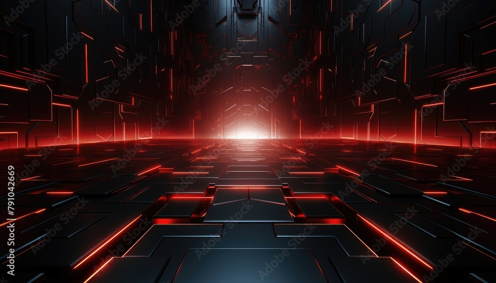 Aufkleber futuristic sci fi abstract texture background